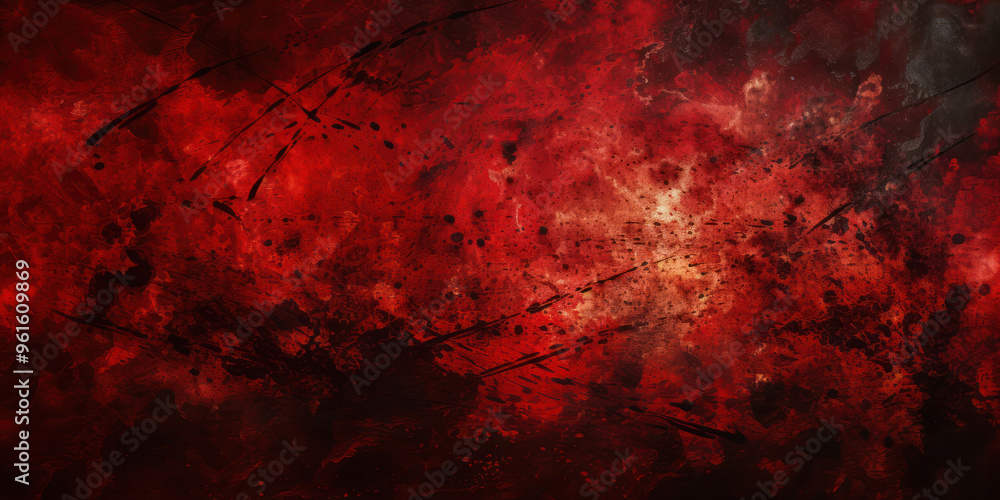 Vibrant red grunge texture background. Vibrant red grunge texture background.