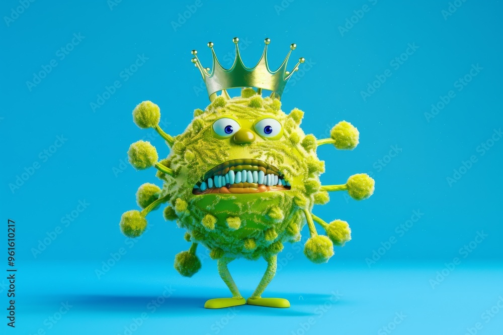 It's quirky and funny virus whimsical features. Amusing crazy virus colorful and dynamic personality. World where viruses have personalities one stands its humor and big-hearted charm. It's quirky and funny virus whimsical features. Amusing crazy virus colorful and dynamic personality. World where viruses have personalities one stands its humor and big-hearted charm.