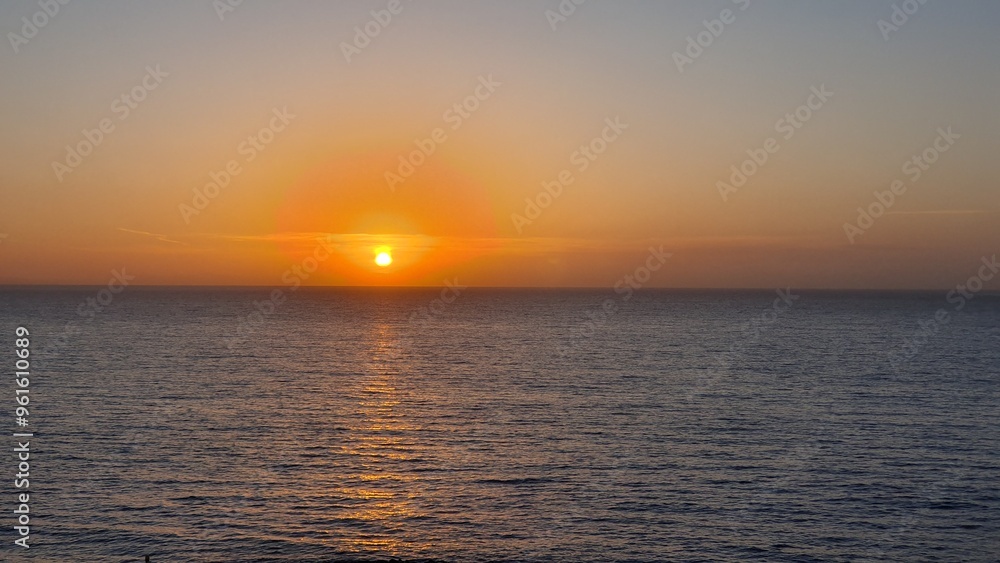 Fototapeta premium sunset in the sea
