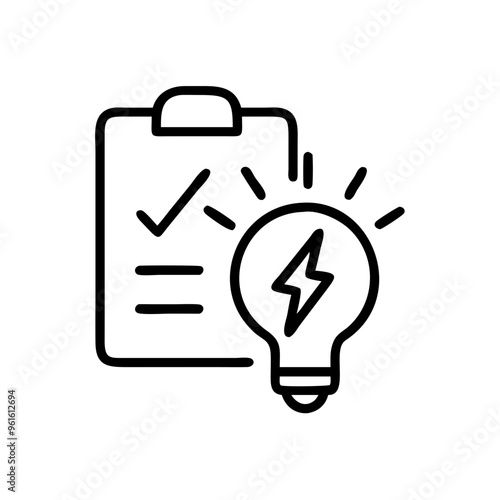 Icon Vector Energy savings and heating costs  Energy Audit