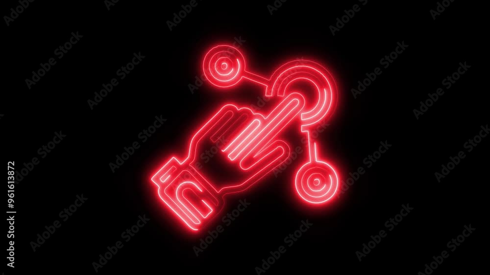Neon Touch Interaction Icon Video HD - Glowing Hand Symbol Engaging Digital Connections and Network on Black Background Animated for Technology and User Experience Neon Touch Interaction Icon Video HD - Glowing Hand Symbol Engaging Digital Connections and Network on Black Background Animated for Technology and User Experience