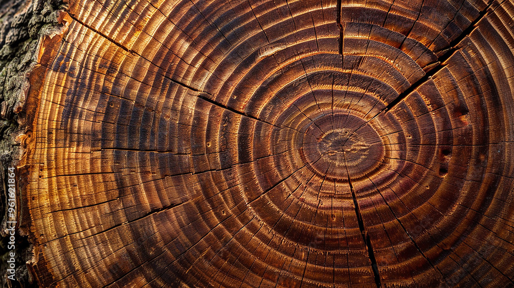 Stump of tree felled - section of the trunk with annual rings. Slice wood. Wood texture on a tree cut. Stump of tree felled - section of the trunk with annual rings. Slice wood. Wood texture on a tree cut.