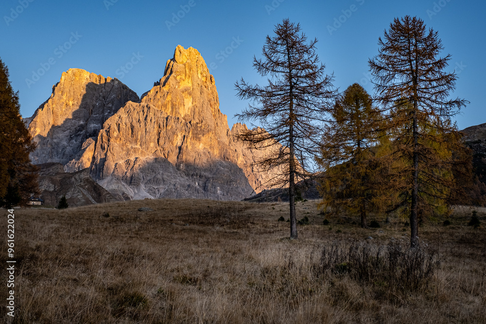 Panorama autunnale sulle Pale Panorama autunnale sulle Pale