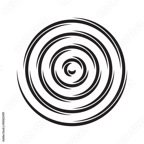 Spiral element icon