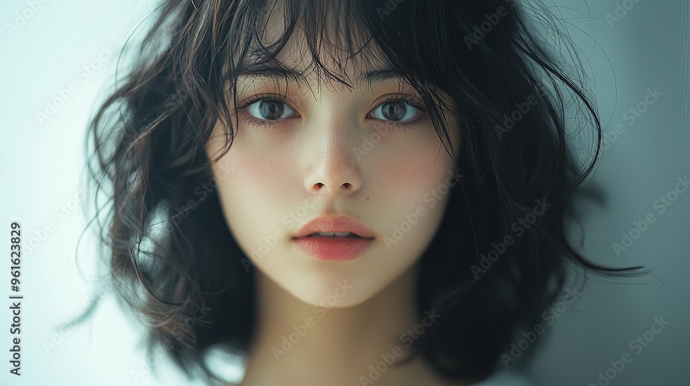 Beautiful asian model in the studio Beautiful asian model in the studio