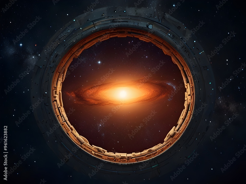 Portal Opening to Outer Space - Great for Science Fiction, Astronomy and Space Projects Portal Opening to Outer Space - Great for Science Fiction, Astronomy and Space Projects