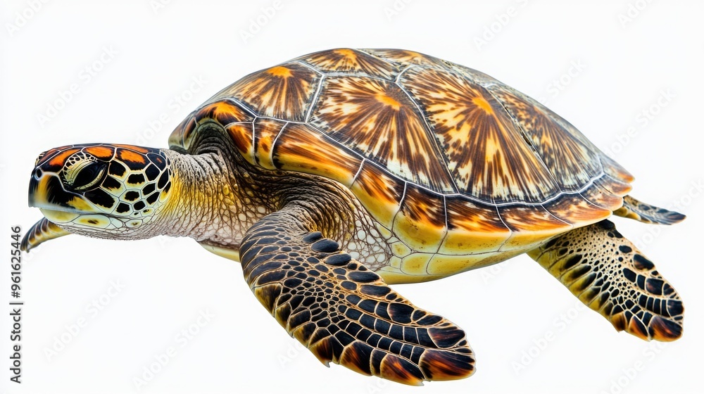 Fototapeta premium Vivid Aquatic Life - Turtle