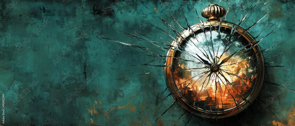 Fototapeta premium Temporal Fractures, Stopwatch