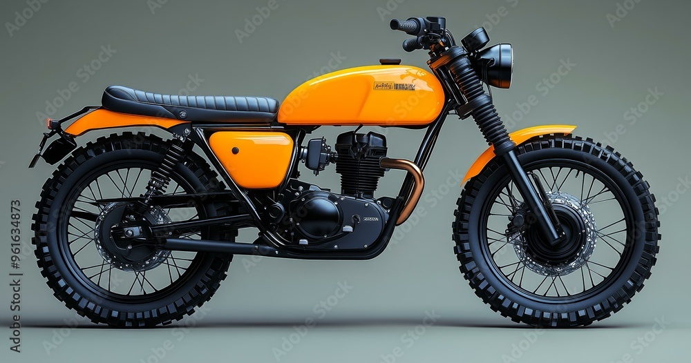 Fototapeta premium Unique Off-Road Motorcycle Design