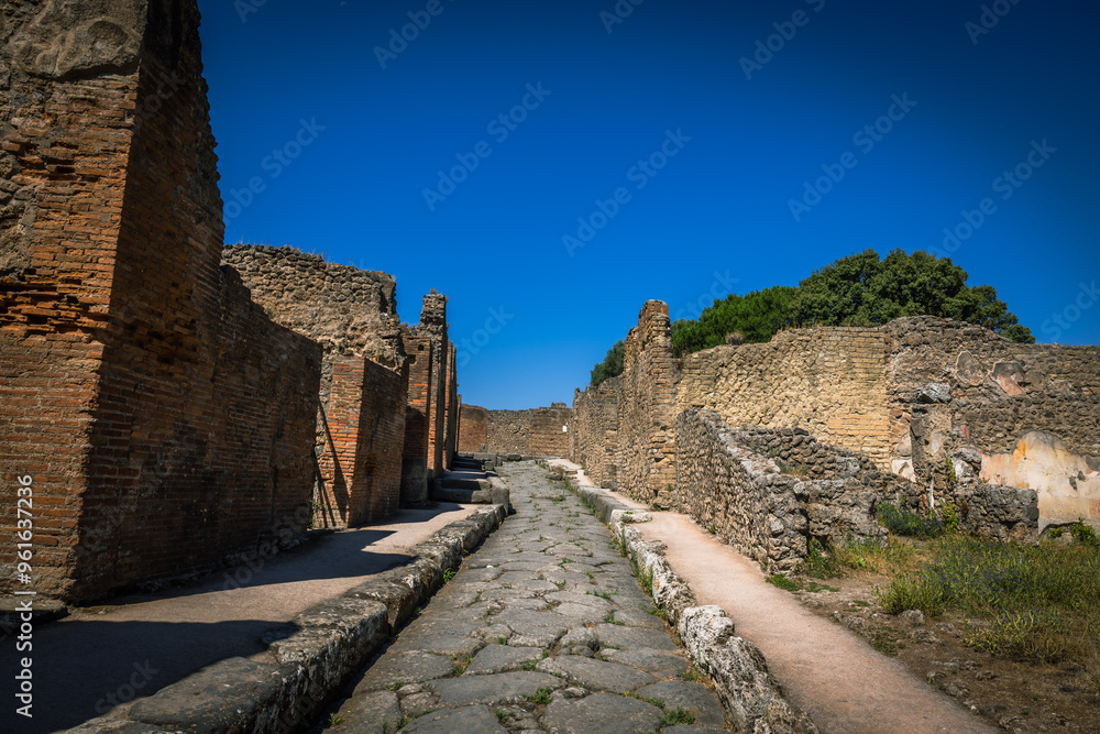 Pompeji antike Stadt in Kampanien, Italien, Pompeji antike Stadt in Kampanien, Italien,
