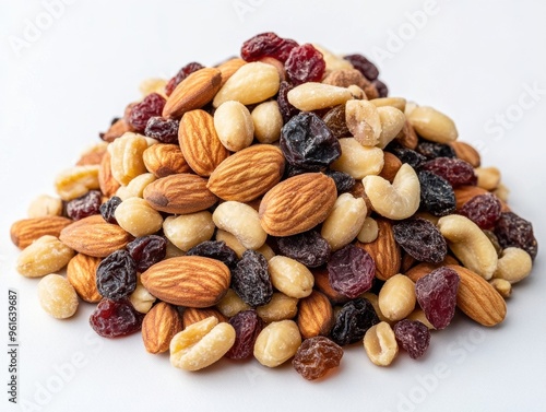 Almonds Cashews Peanuts and Dried Cranberries Trail Mix