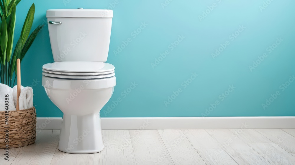 Mopping the bathroom floor, leaving it clean and sanitized Mopping the bathroom floor, leaving it clean and sanitized