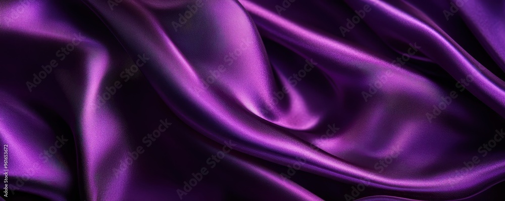Elegant purple silk fabric texture background. Perfect for fashion, luxury design, or textile pattern concepts in high resolution. Elegant purple silk fabric texture background. Perfect for fashion, luxury design, or textile pattern concepts in high resolution.