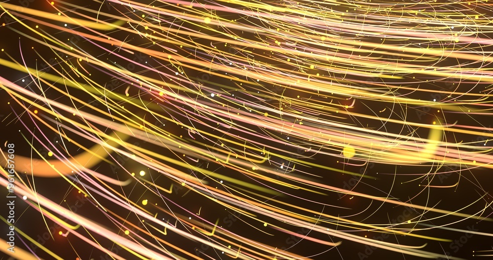 Obraz premium Light and stripes, glow abstract effect, paint splash,