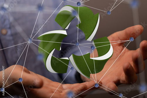 Concept of recycling - 3d r...