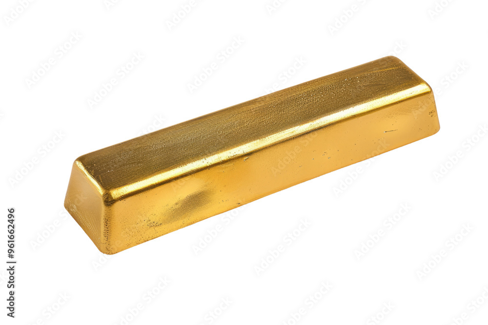 metallic gold bar isolated on white or transparent png metallic gold bar isolated on white or transparent png