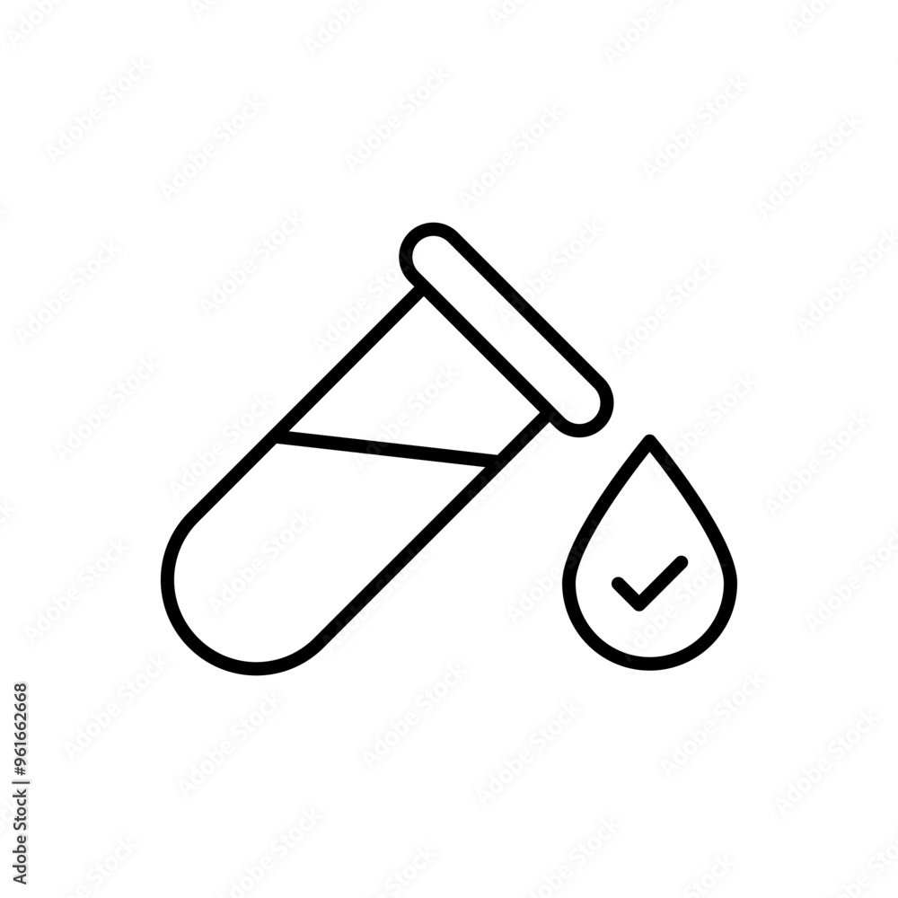 Lab test outline icons, minimalist vector illustration ,simple transparent graphic element .Isolated on white background Lab test outline icons, minimalist vector illustration ,simple transparent graphic element .Isolated on white background