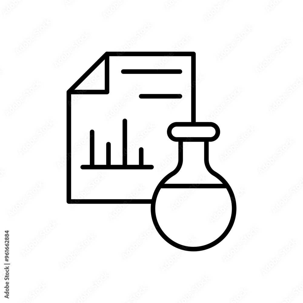 Lab test outline icons, minimalist vector illustration ,simple transparent graphic element .Isolated on white background Lab test outline icons, minimalist vector illustration ,simple transparent graphic element .Isolated on white background