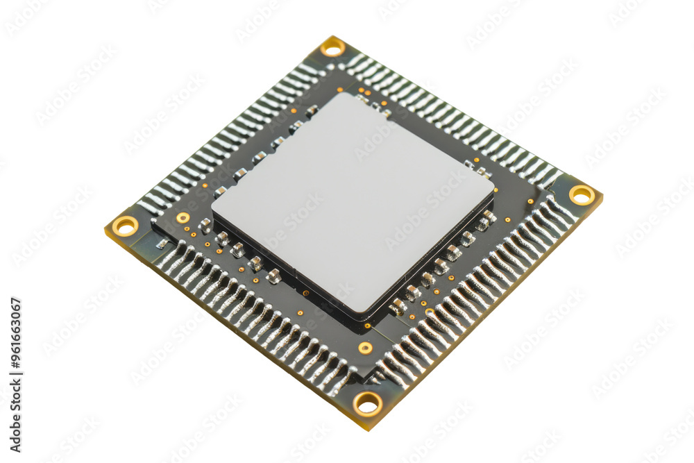 computer CPU chip isolated on white or transparent png computer CPU chip isolated on white or transparent png