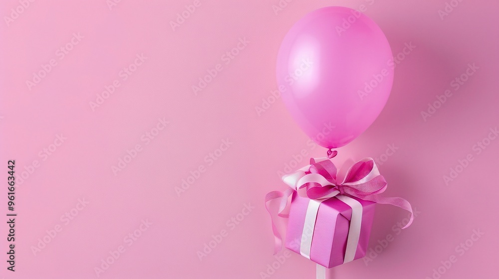 A pink balloon gift background that is filled with a sense of celebration and joy. The pink balloons are vibrant and eye - catching, adding a pop of color. They are arranged in an appealing way, creat A pink balloon gift background that is filled with a sense of celebration and joy. The pink balloons are vibrant and eye - catching, adding a pop of color. They are arranged in an appealing way, creat