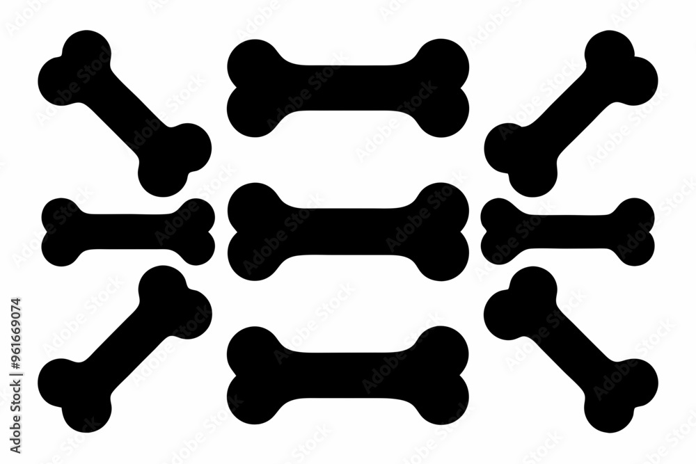 Dog Bone vector bundle, Dog bone icon set, Dog bone SVG Dog Bone vector bundle, Dog bone icon set, Dog bone SVG
