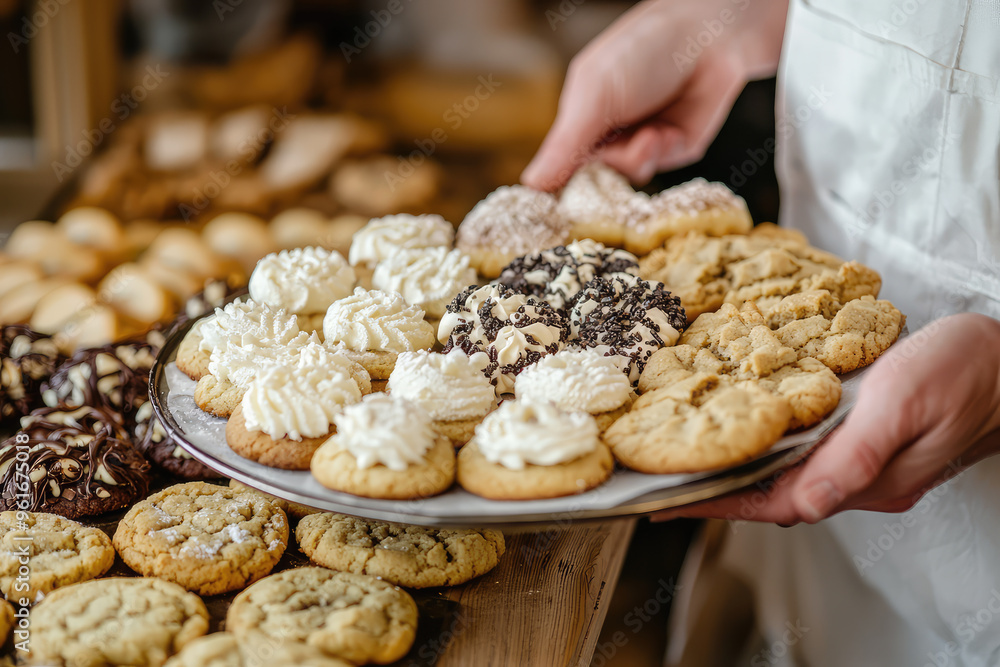A Baker's Delight: Freshly Baked Cookies Ready to Delight Your Taste Buds! A Baker's Delight: Freshly Baked Cookies Ready to Delight Your Taste Buds!