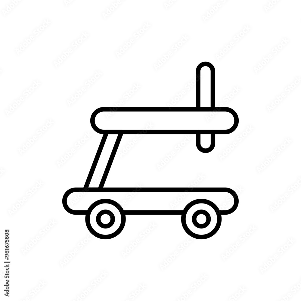 Mobility aid outline icons, minimalist vector illustration ,simple transparent graphic element .Isolated on white background Mobility aid outline icons, minimalist vector illustration ,simple transparent graphic element .Isolated on white background
