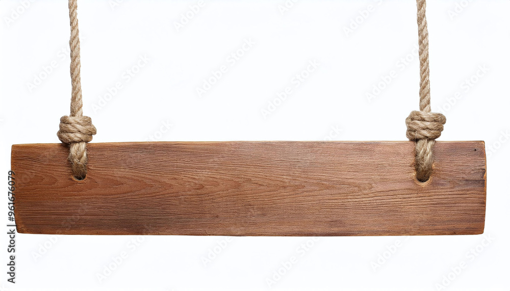 wooden sign on a rope wooden sign on a rope