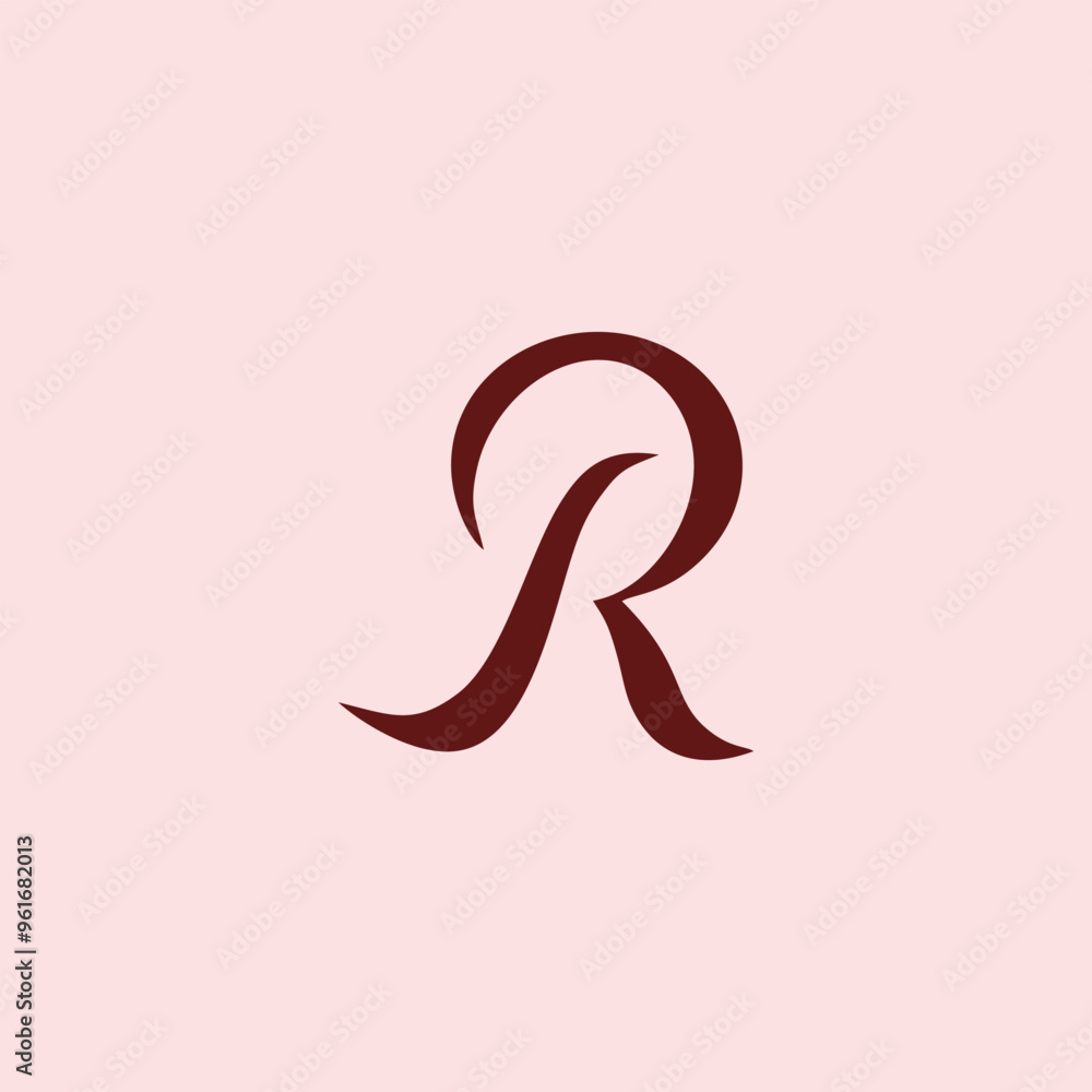 An elegant Alphabet letters JR logo design Initials Monogram Vector An elegant Alphabet letters JR logo design Initials Monogram Vector