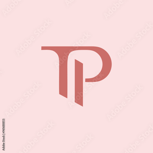 Initial TP alphabet monogram and elegant logo design Professional Letters Vector Icon Logo 