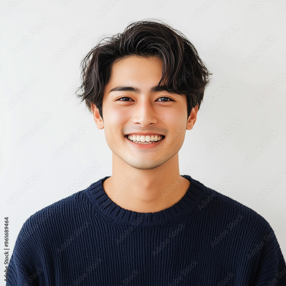 笑顔の男性 笑顔の男性