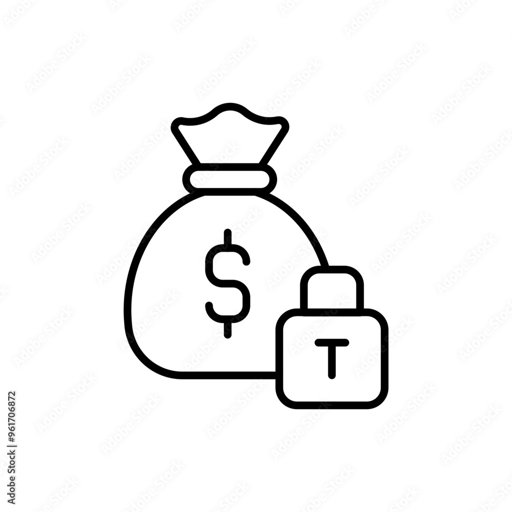 Obligation outline icons, minimalist vector illustration ,simple transparent graphic element .Isolated on white background Obligation outline icons, minimalist vector illustration ,simple transparent graphic element .Isolated on white background