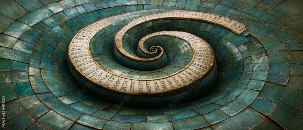 Fototapeta premium Eternal Loop, Calendar