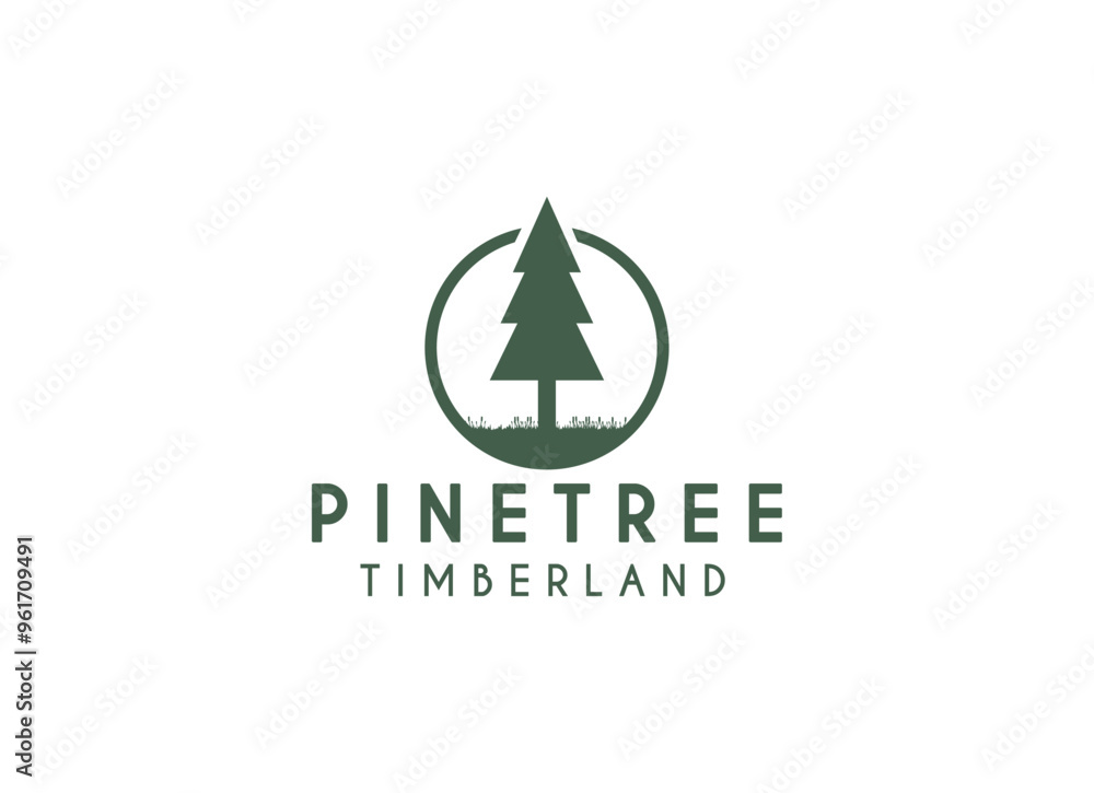 Pine tree pines logo design. Universal creative premium symbol. Vector illustration. Pine tree pines logo design. Universal creative premium symbol. Vector illustration.