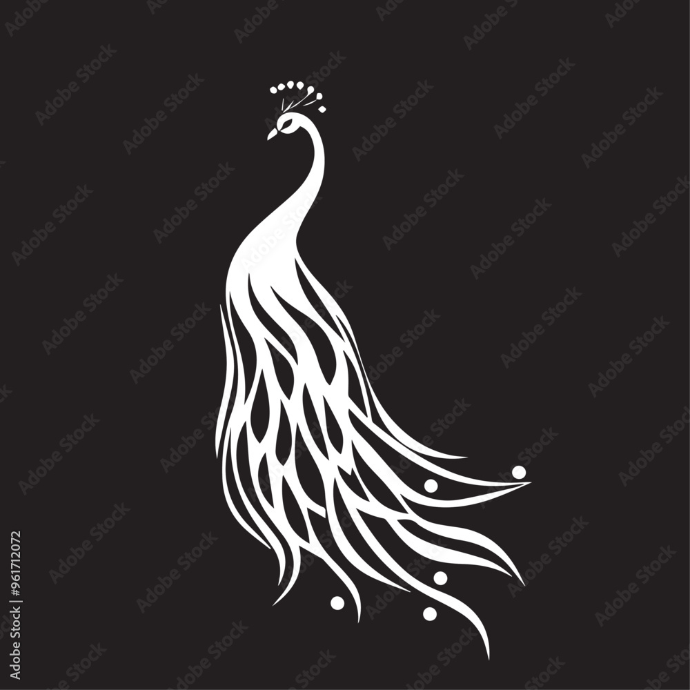 Peacock in cartoon, doodle style . Image for t-shirt, web, mobile apps and ui. Isolated 2d vector illustration in logo, icon, sketch style, Eps 10, black and white. AI Generative Peacock in cartoon, doodle style . Image for t-shirt, web, mobile apps and ui. Isolated 2d vector illustration in logo, icon, sketch style, Eps 10, black and white. AI Generative