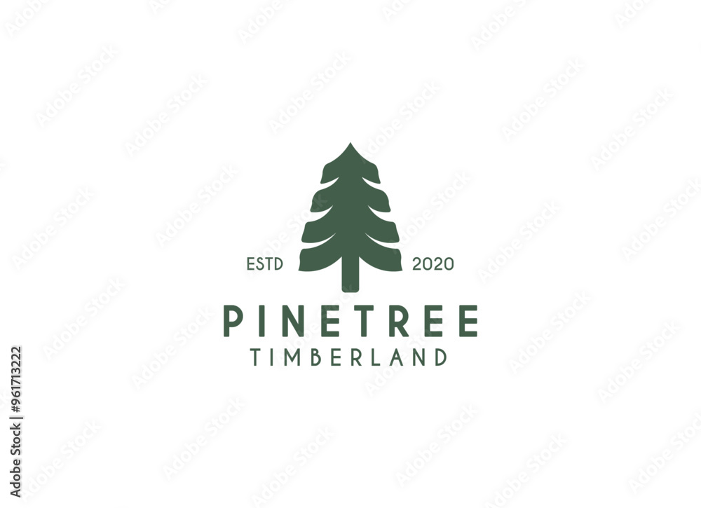 Pine tree pines logo design. Universal creative premium symbol. Vector illustration. Pine tree pines logo design. Universal creative premium symbol. Vector illustration.
