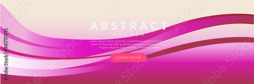 Abstract light vector pink waves background.Vector illustration
