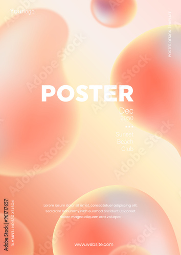 Light pink abstract liquid background for cosmetic posters, banners, and others.