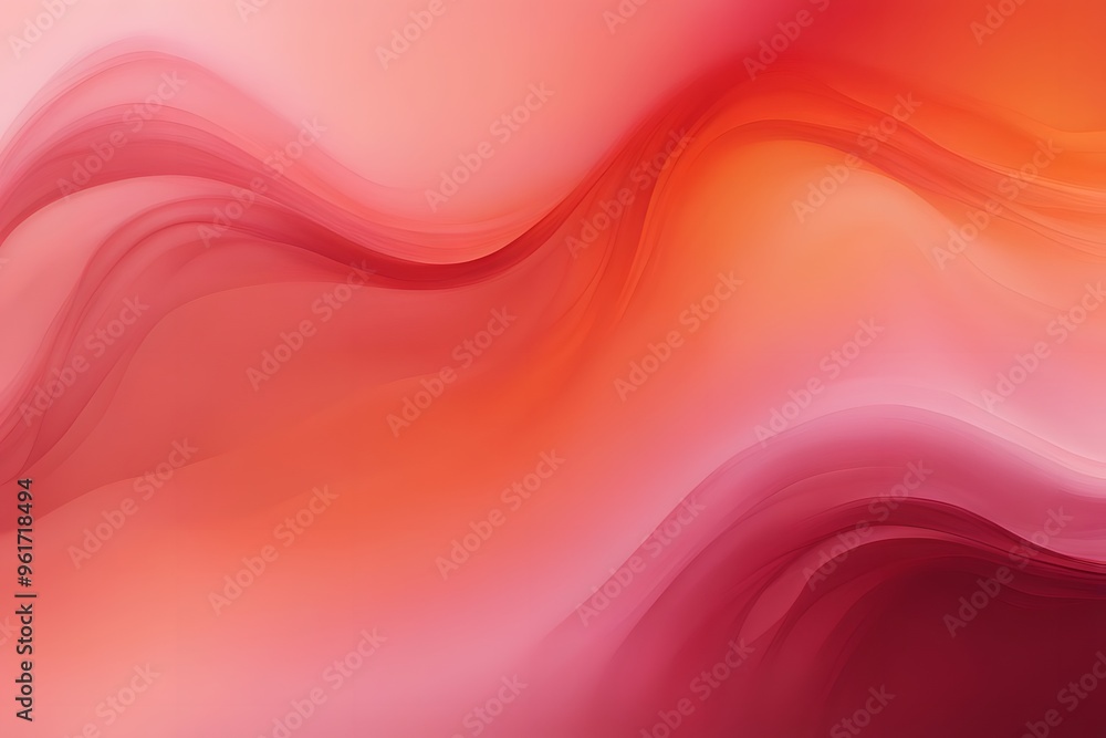 Smooth gradients of warm tones pinks oranges and redsflowing together like molten glass, AI Generated Smooth gradients of warm tones pinks oranges and redsflowing together like molten glass, AI Generated