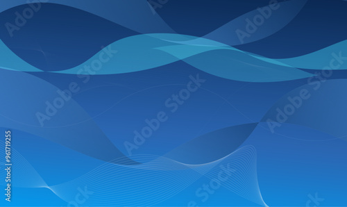 Abstract blue background, Web banner