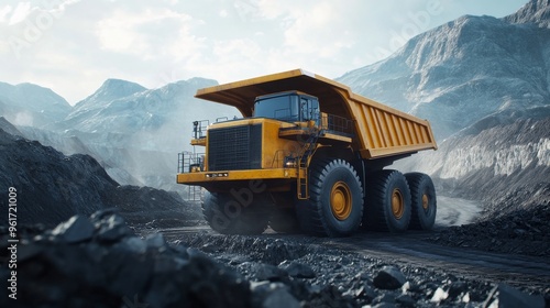 Large quarry truck dump truck quarry mining mining iron ore mining gold diamond copper