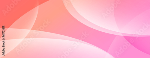 Pink background with abstract waves, Pink circle background