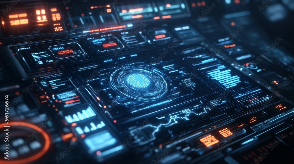 Futuristic Digital Interface Futuristic Digital Interface