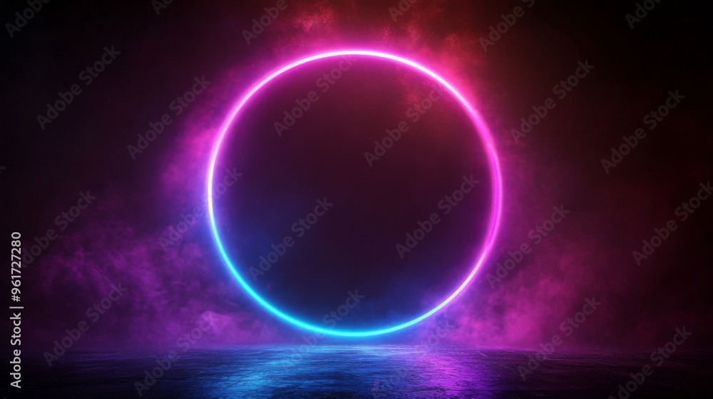Neon Oval Portal Neon Oval Portal