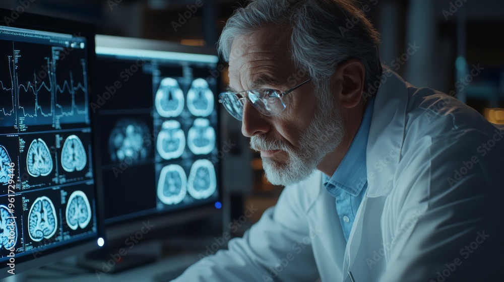 Doctor Analyzing Brain Scans
doctor Doctor Analyzing Brain Scans
doctor