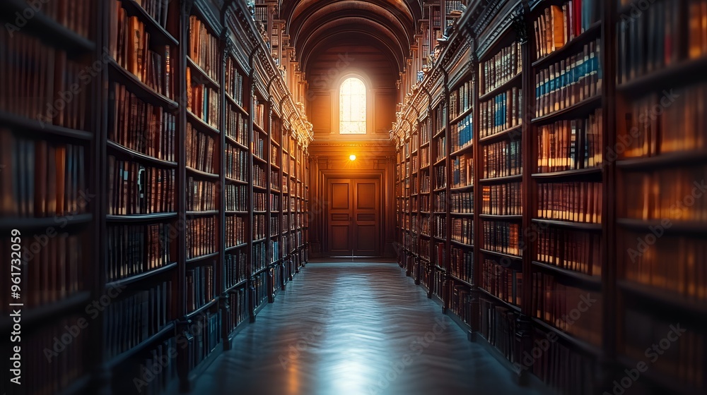 custom made wallpaper toronto digitalAntique Bookshelves in a Historic Library