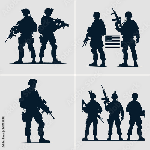 US Soldier with American flag Svg,Patriot flag Svg