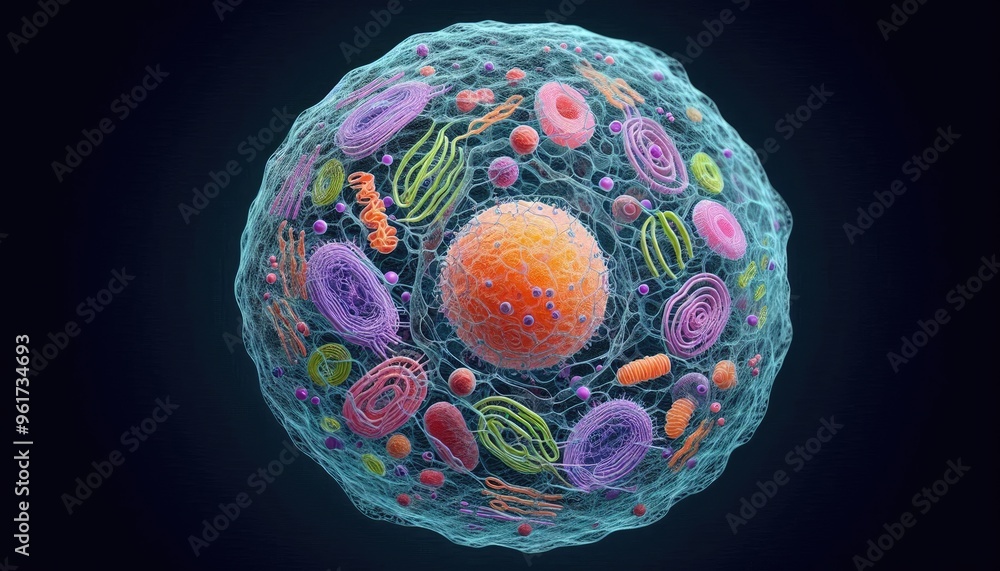 A single-living cell A single-living cell