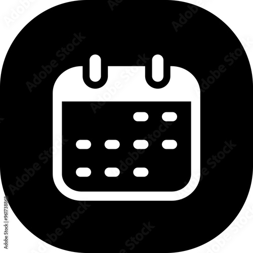 Calendar icon vector. Calendar symbol