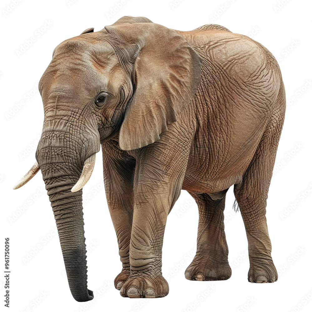 Fototapeta premium elephant isolated on white